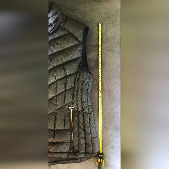 NWOT - Women's Michael Kors Down Filled Vest With Detachable Faux Fur Hood - XL - Picture 13 of 15